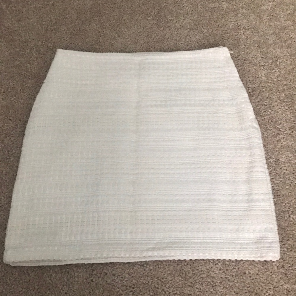 Cream skirt